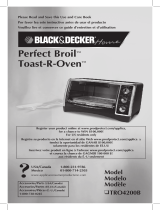 Black and Decker Appliances Perfect Broil CTO4300B User manual