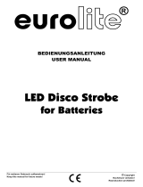 EuroLite LED Disco Strobe for Batteries User manual