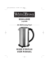 WHITE BROWN DA 936 Morning Pearl User manual