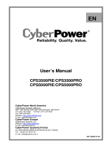 CyberPower CPS5000PIE User manual