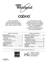 Whirlpool Cabrio WTW7800XB0 User guide