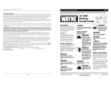 Wayne ESP25 Operating instructions