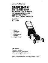 Craftsman 917.377631 User manual