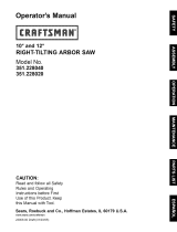 Craftsman 351.228020 Owner's manual