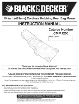 Black and Decker CMM1200 TYPE 2A Owner's manual