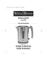 WHITE BROWN DA 973 User manual