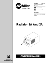 Miller Electric RADIATOR 2A Owner's manual