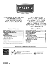 Maytag BRAVOS XL MVWB850Y Series User guide