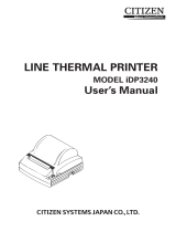 Citizen iDP-3420 User manual