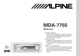 Alpine MDA-7755 User manual