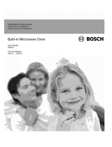 Bosch HMT5020 Installation guide