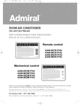Admiral AAW-05CM1FHU Owner's manual