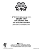Mi-T-M GEN-2500-0MS0 User manual