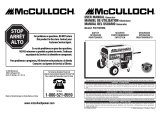 McCulloch FG7000MA User manual