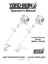 Yard-Man YM1500 User manual