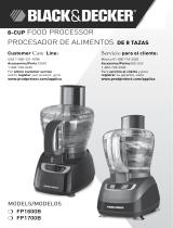 Black and Decker Appliances FP1600B User manual