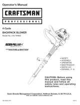 Craftsman INCREDI.PULL 316.794802 Owner's manual
