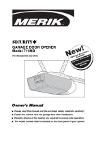 Merik 711MB Owner's manual
