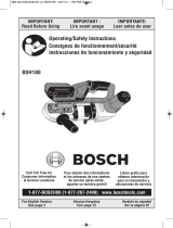 Bosch BSH180B User manual
