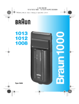 Braun 1013, 1012, 1008, 1000 User manual