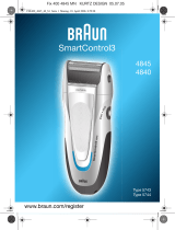Braun 4845, 4840, SmartControl3 User manual