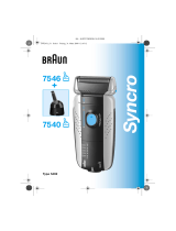 Braun 7546, 7540 Syncro User manual