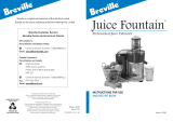 Breville JE900 User manual