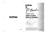 Brother PT-2310 User manual