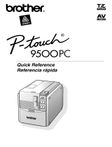 Brother P-Touch 9500pc User manual