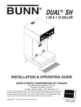 Bunn Dual® SH Soft Heat® Stainless 120/208V User manual