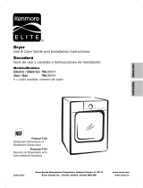 Kenmore ELITE 796.8051 Series User manual