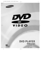 Samsung DVD-C621 User manual