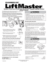 Chamberlain LiftMaster Security+ 973LM-Gate User manual