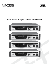 Crest Audio CC 1800 User manual