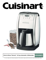 Cuisinart DGB-600BC - Grind & Brew Coffeemaker 6125173 User manual