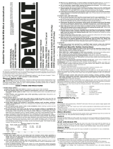 DeWalt DW293 User manual