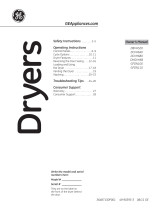 GE DHDVH68 User manual