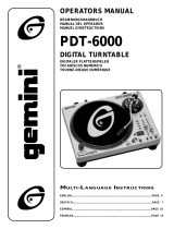Gemini PDT-6000 User manual