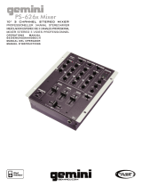 Gemini PS-626 User manual