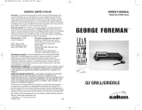 George Foreman GF64G User manual