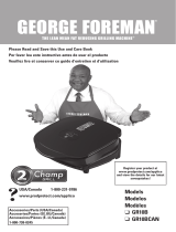 George Foreman GR10B Champ Owner's manual