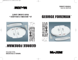 George Foreman GR44VTCAN User manual