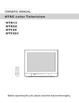 Haier HTR20 - 20" CRT TV User manual