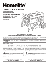 Homelite HG5000 Serie User manual