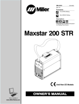 Miller Maxstar 200 STR User manual