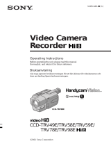 Sony CCD-TRV78E Owner's manual