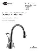 InSinkErator H770-SS User manual