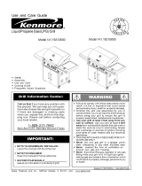 Kenmore 141.16315800 User manual