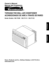 Kenmore 580.75116500 User manual