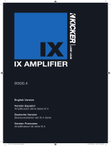 Kicker IX500.4 User manual